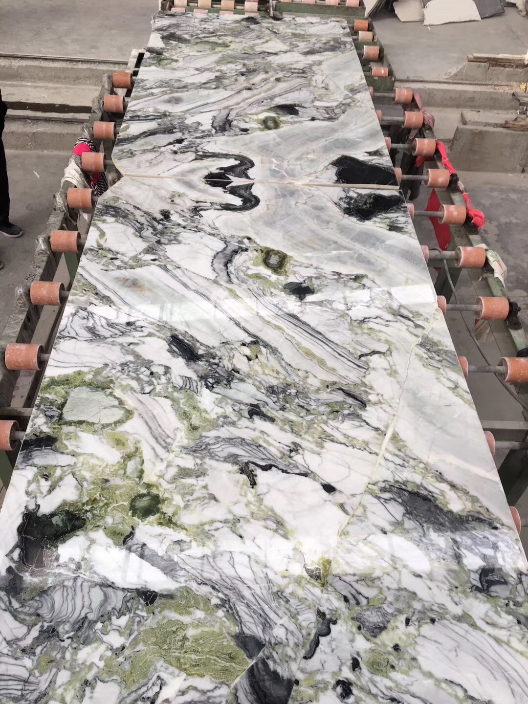 China Green jade marble