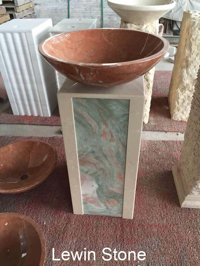 Different Color Marble Round Basin