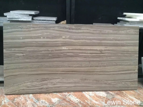 China Wooden Foin Polished marble slab
